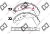 DJ PARTS BS1382 Brake Shoe Set